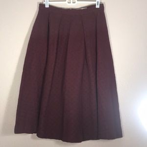 Mid skirt burgundy